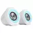Boxa EDIFIER GAMING G1000 WHITE, RMS 2X2.5W, BLUETOOTH V5.3, 12 LIGHT EFFECTS ENHANCE THE GAMING EXPERIENCE, BLUETOOTH/USB SOUND CARD/AUX INPUT AVAILABLE