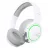 Наушники с микрофоном EDIFIER G2BT WHITE / BLUETOOTH GAMING ON-EAR HEADPHONES WITH MICROPHONE, RGB, 3.5MM / BLUETOOTH V5.2, PLAYBACK TIME 20 HOURS (LIGHT ON); 36 HOURS (LIGHT OFF)