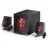 Boxa EDIFIER X230 BLACK, 2.1 MULTIMEDIA SPEAKER/ 28W (14W+ 2X7W) RMS, SUB.WOODEN, (SUB.4" + SATL.2.75"), BLUETOOTH V4.2, 6 LED LIGHTING EFFECTS, INCLUDING 'RED ALERT', 'DYNAMIC RHYTHM' AND 'BATTLEFIELD' ETC.,