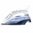 Fier de calcat POLARIS PIR 3074 SG WHITE/BLUE, 3000 W, 350 ml, Aluminiu, Alb, Albastru