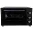 Cuptor electric ZANETTI CE 48 BLACK Turbo Vertel, 1600 W, Grill, Timer, Negru