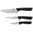 Набор ножей Tefal K221S375, 9 см, 12 см, 15 см, Нержавеющая сталь, Черный