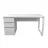 Стол DP Urban+Box incorporat 1500x680 White, ЛДСП, Белый