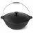 Ceaun FISSMAN 4146, 8 l, 35 cm, Fontă, Negru
