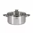 Cratita cu capac GIPFEL Coctail 1249, 4.5 l, 24 cm, Inox