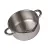 Cratita cu capac GIPFEL Coctail 1249, 4.5 l, 24 cm, Inox