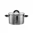 Cratita cu capac Vinzer 89052, 1.5 l, 16 cm, Inox