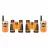 Binoclu Levenhuk LabZZ WTT10 Orange Walkie Talkie and Binoculars Set