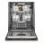 Встраиваемая посудомоечная машина WHIRLPOOL W8I HT58 T, 14 комплектов посуды, 8 программ, Бежевый, B