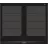 Встраиваемая индукционная варочная панель SIEMENS EX675LXC1E, 7400 Вт, 4 конфорки, Стеклокерамика, Таймер, Черный