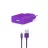 Incarcator Ttec WALL CHARGER SMART TRAVEL WITH CABLE USB TO MICRO USB 2.1A (1.2M), PURPLE