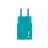 Incarcator Ttec WALL CHARGER SMART TRAVEL WITH CABLE USB TO MICRO USB 2.1A (1.2M), TURQUOISE