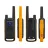 Radio portabil MOTOROLA WALKIE-TALKIE TALKABOUT T82 EXTREME, TWIN, IPX4, 16 CHANNELS, 10KM, BLACK