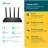 Беспроводной маршрутизатор TP-LINK Wi-Fi 6 Dual Band TP-LINK Router "Archer AX12", 1500Mbps, OFDMA, MU-MIMO, 3xGbit Ports