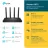 Router wireless TP-LINK Wi-Fi 6 Dual Band TP-LINK Router "Archer AX12", 1500Mbps, OFDMA, MU-MIMO, 3xGbit Ports