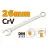 Ключ комбинированный Tolsen Cheie combinata 26mm Industrial