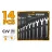 Set chei Tolsen SET 14 CHEI COMBINATE 6-32MM