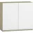 Element bucatarie MP JETTA SUS NR 3 WHITE/OAK SONOMA 80/72, Alb, Stejar Sonoma