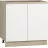 Element bucatarie MP Jetta jos Nr 3 white/oak sonoma 80/82, Alb, Stejar Sonoma