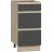 Кухонный элемент MP Jetta jos Nr 8 graphite/oak sonoma 40/82, Графит, Дуб Сонома