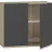 Element bucatarie MP JETTA SUS NR 10 GRAPHITE/OAK SONOMA 80/72, Grafit, Stejar Sonoma