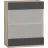 Кухонный элемент MP Jetta sus Nr 5 graphite/oak sonoma 60/72, Графит, Дуб Сонома