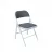 Scaun MP M01 alb cu piele gri