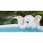 Bazin gonflabil pentru copii SunClub Детские бассейн с фонтаном SunClub Elephant 3D Spray (17821), 855 l, 205 x 205 x 47 cm, 3+
