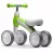 Bicicleta fara pedale QPlay Cutey Green, 1-3 ani, Verde, Alb