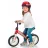 Bicicleta fara pedale QPlay Impact Red, 10", 2-4 ani, Rosu, Alb