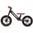 Bicicleta fara pedale QPlay Racer Black/Brown, 12", 2-5 ani, Negru, Maro