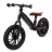 Bicicleta fara pedale QPlay Racer Black/Brown, 12", 2-5 ani, Negru, Maro
