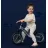 Bicicleta fara pedale QPlay RACER GRAY, 12", 2-5 ani, Gri