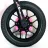 Беговел QPlay Spark Pink, 12", 3-6 лет, Розовый, Черный