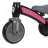 Bicicleta fara pedale QPlay Sweetie Pink, 1-3 ani, Roz, Negru