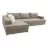 Угловой диван Artvent Model Casper, Ткань, Серый