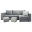 Угловой диван Artvent Model Venera, Ткань, Темно-серый