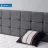 Кровать OSKAR Side (без матраса) В116/Ш+3/Т+10см, Серый, 160 x 200