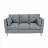 Sofa AG RIO, SORO 93 gri