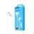 Наушники проводные Ksiga Earphone with Mic 3.5mm KSC-403 Feile, White