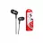 Casti cu fir Ksiga Earphone with Mic 3.5mm KSC-659 Jiaxuan, Black