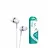Наушники проводные Ksiga Earphone with Mic 3.5mm KSC-659 Jiaxuan, White