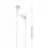 Наушники проводные Ttec Headphones In-Ear with Built-in Remote Control RIO, White