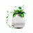Boxa HELMET Speaker Music Flowerpot, White