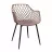 Scaun DP SL-7019~Camel+Black Legs, Plastic, Caramela, Negru