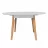 Стол DP Mars Grey 1000(380)*H750, МДФ, Серый, Коричневый