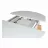 Стол DP Mars White 1000(380)*H750, МДФ, Белый