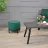 Puf DP KIM, Verde, Negru, 45 x 45 x 40