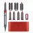 Uscator de par Dyson HS01 Airwrap Complete with Gift Bag, Red/Nickel, 1300 W, 3 viteze, Rosu, Nickel