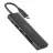 Docking station A4TECH 6-IN-1, HDMI, 2xUSB 3.0, Type C, PD100W, SD/TF, Aluminum, Ash Grey